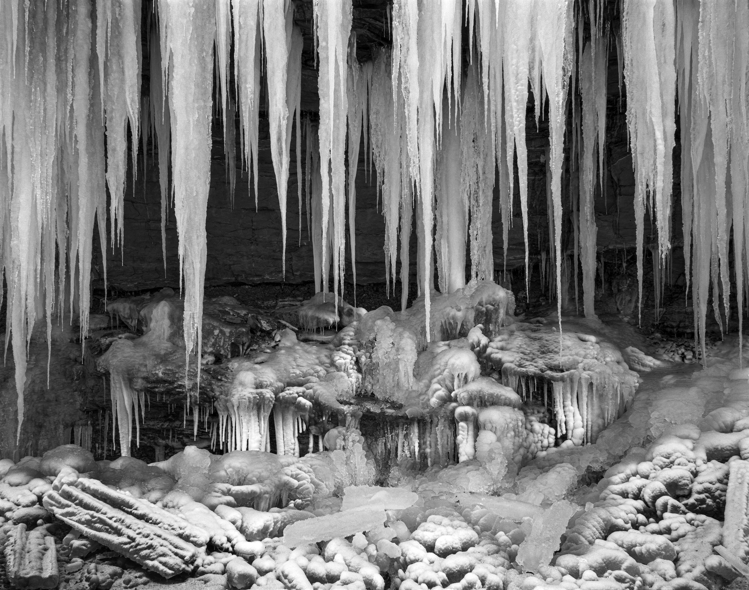 Icicles, near French River, Prince Edward Island, Canada