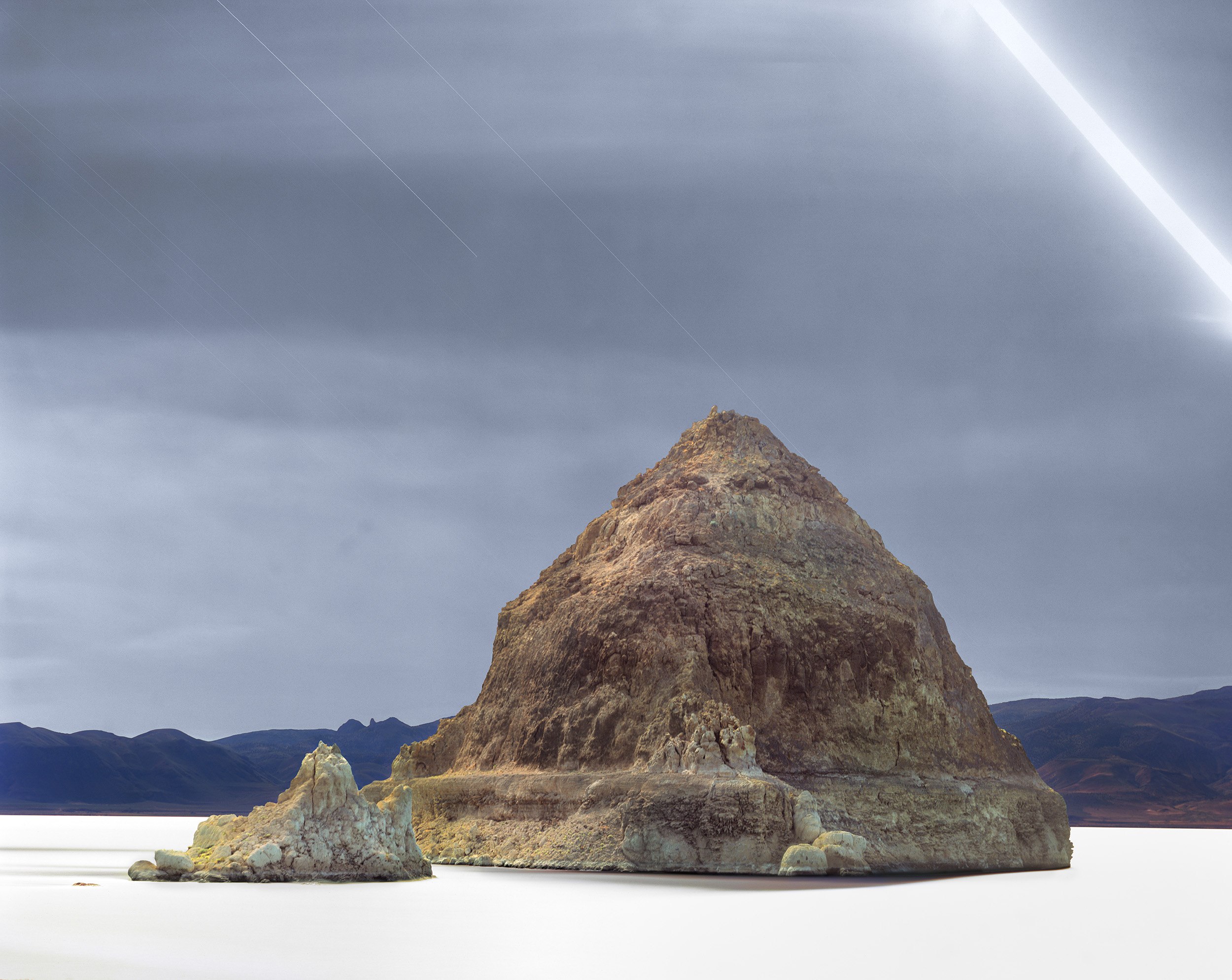 Moonlight, The Pyramid, Pyramid Lake, Nevada
