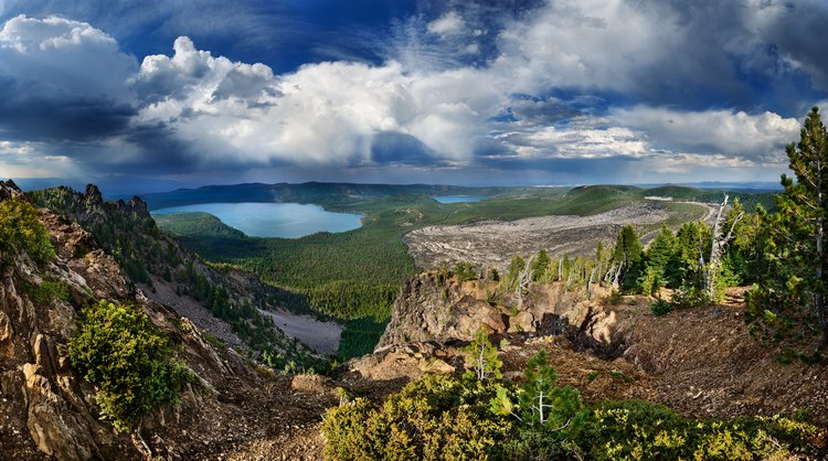 119. View Looking North from Paulina Peak, Newberry Crater, Oregon 3.14.2025.jpg