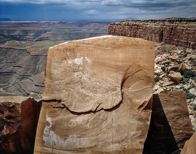 61. Exfoliating Boulder, Muley Point, Utah.jpg