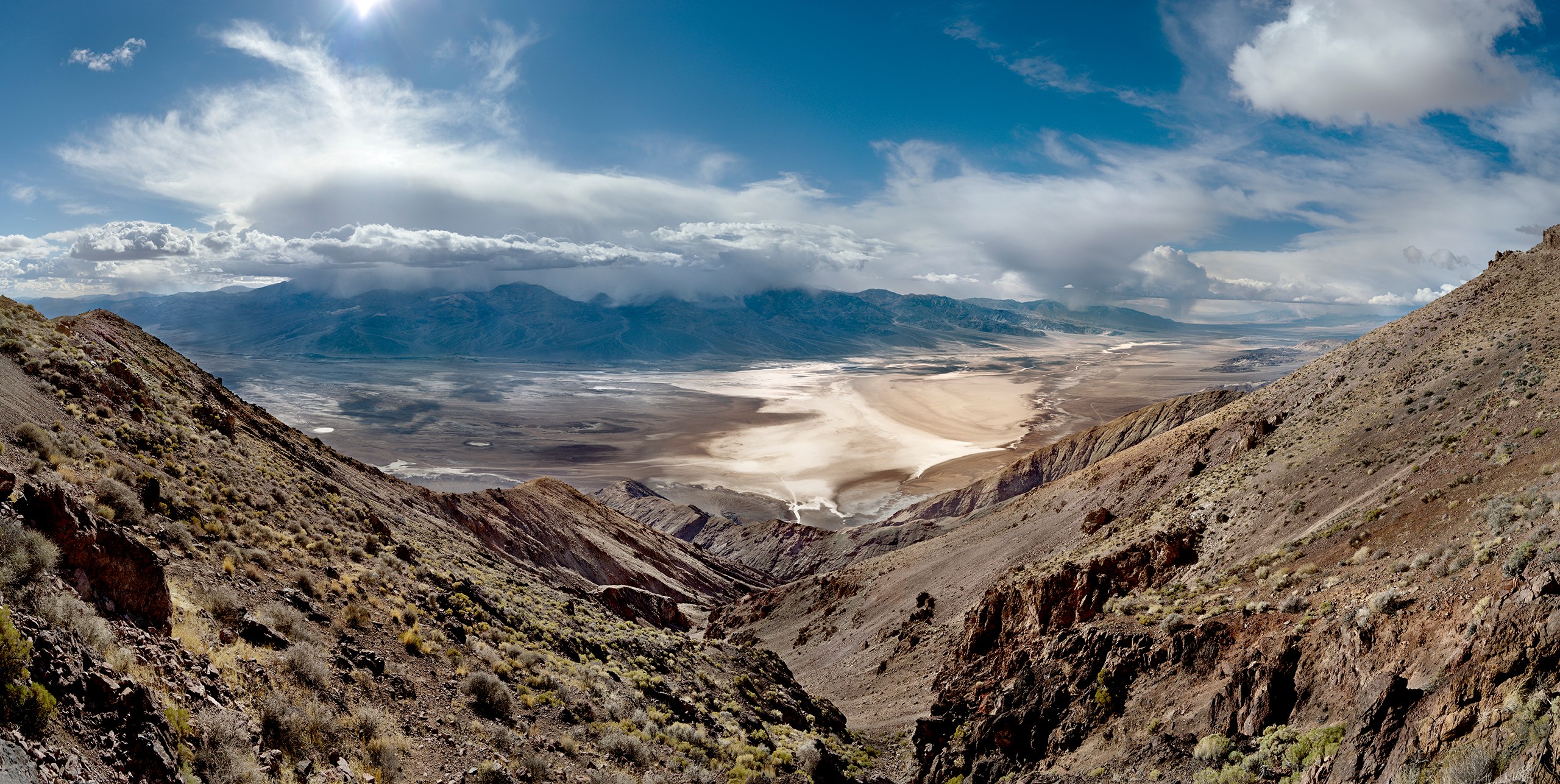 Spring Storm, Dante's View, Death Valley, California 