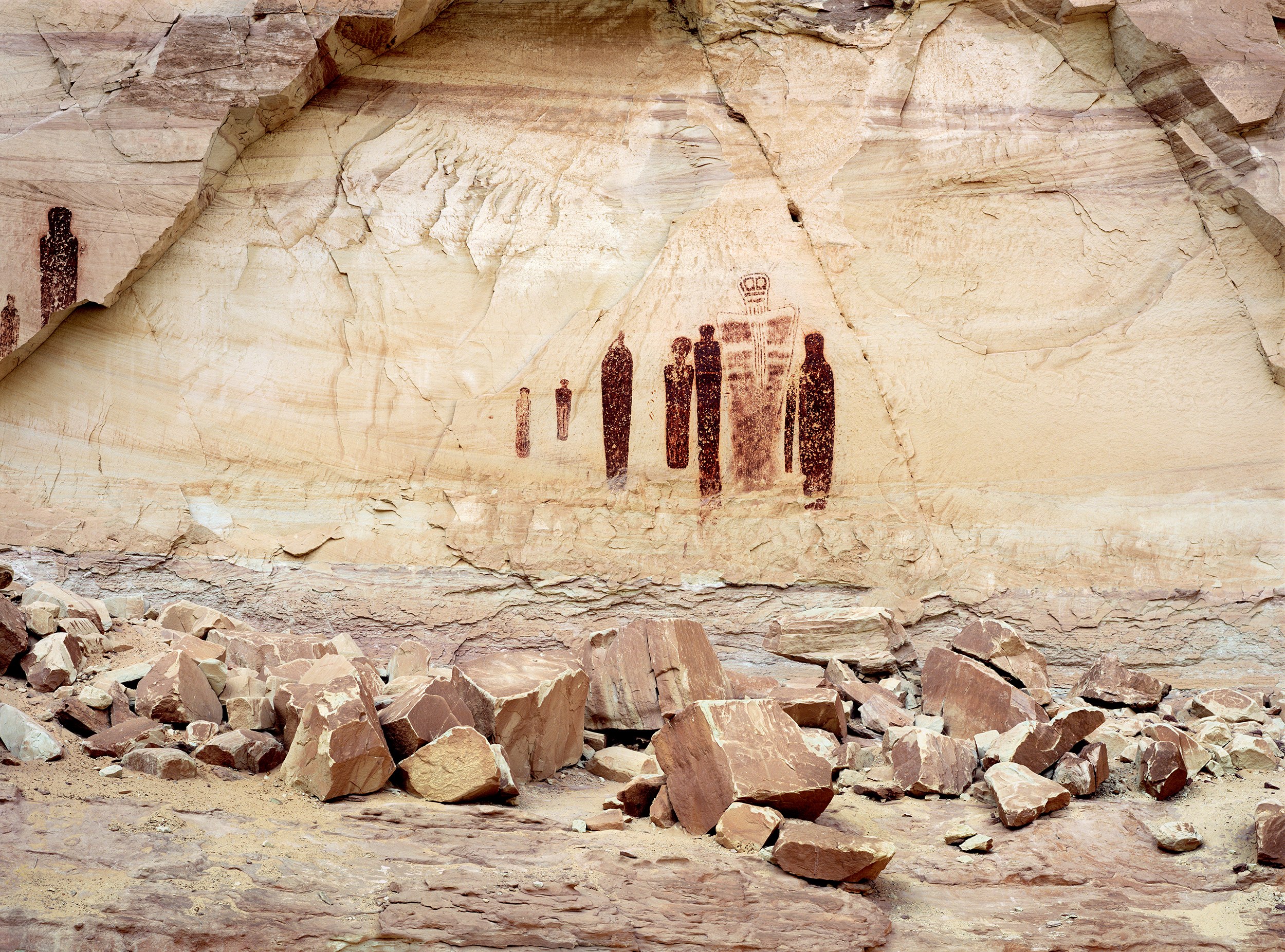 Pictographs, Holy Ghost Panel, Horseshoe Canyon, Utah