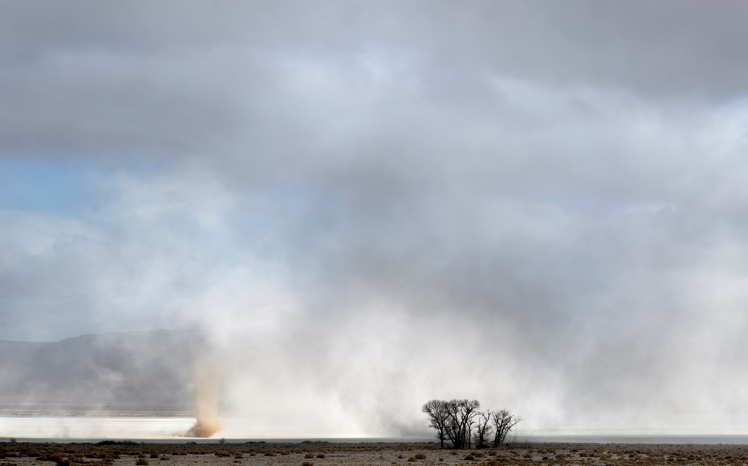 Dust Storm, Alvord Desert, Oregon