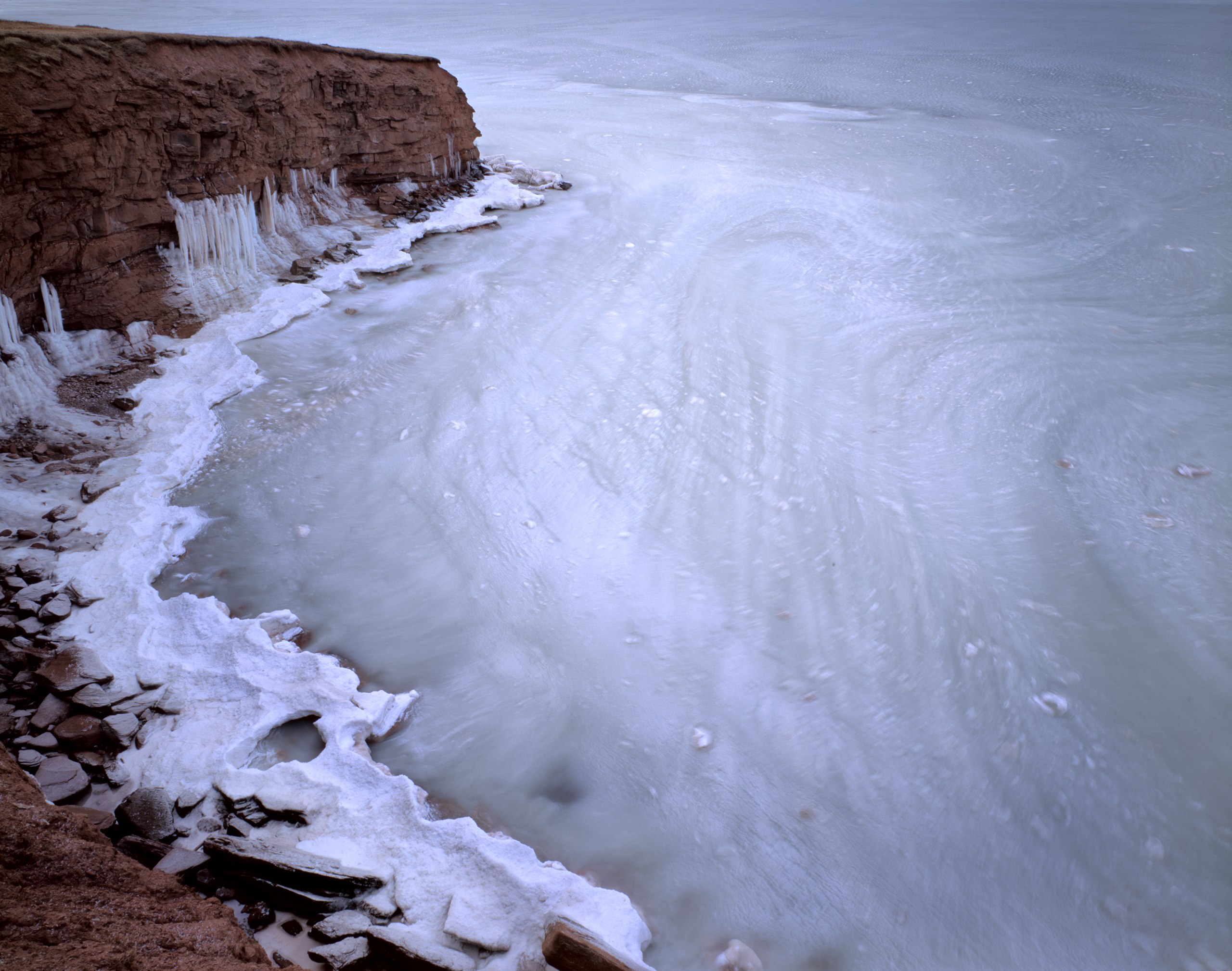 Sea Ice, near French River, Prince Edward Island, Canada