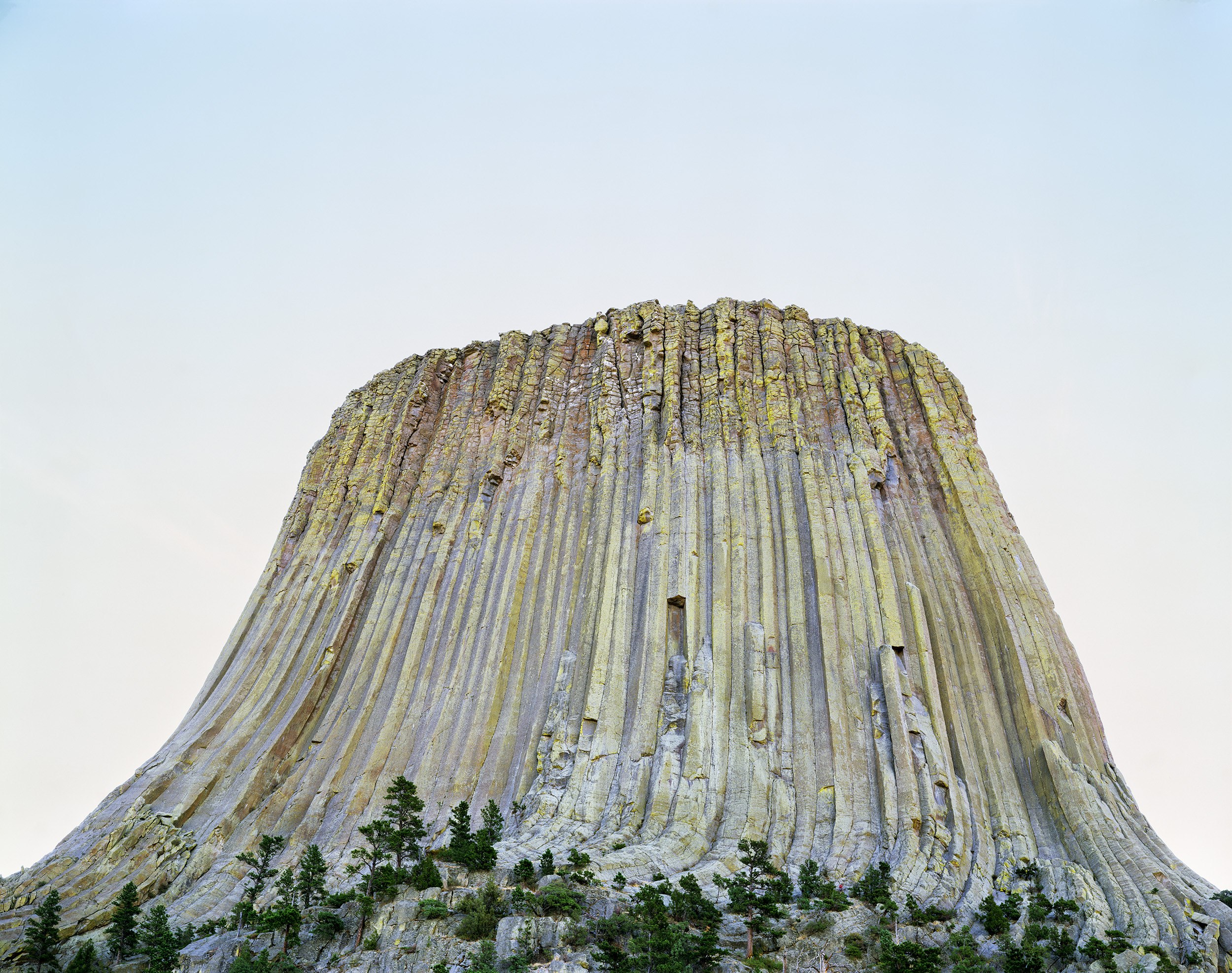Devils Tower, above the Belle Fourche River, Wyoming