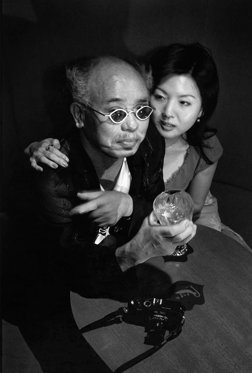 NOBUYOSHI ARAKI WITH ACTRESS ERI YAMAZAKI