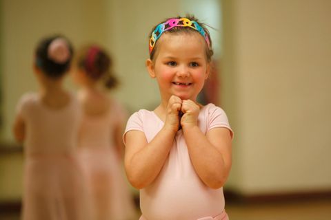 Ellie Mowry- Silverman, age 5, practices ballet in Sausalito, California on April 18th, 2012. priest_3542_js.jpg