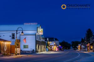 Festive lights at dawn in the small town of Augusta, Montana, USA Augusta_026-564.jpg