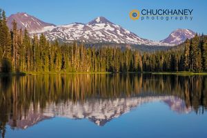 Three Sisters Mountains reflect into Scott Lake in the Willamette National Forest, Oregon, USA Scott-Lake_010-430.jpg