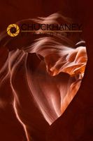 Light beams down into Upper Antelope Canyon forming a heart shape on the Navajo Reservation near Page, Arizona, USA Antelope Canyon