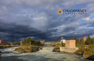 Stormy light and clouds over Spokane Falls in Spokane, Washington, USA Spokane-Falls_007-copy.jpg