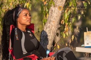 Enjoying a reflective moment in camp during the IGO Adventure Challenge Race in the Flathead National Forest, Montana, USA MR IGO-MT_342-432.jpg