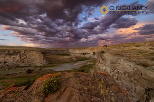 Sunset Storm Clouds over the Two Medicine River at Rock City near Valier, Montana, USA Two-Medicine-Hoodoos_039-566.jpg