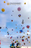 Mass ascension at The Albuquerque Balloon Fiesta in Albuquerque, New Mexico, USA Albuquerque Balloon Fiesta