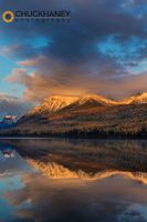 Mountain peaks reflect into Bowman Lake in autumn in Glacier National Park, Montana, USA Bowman-Lk-Autumn_056-copy.jpg