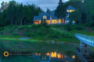 Home of Cookie and Tony Thelen on Sullivan Harbor in Hancock, Maine, USA Thelen Home