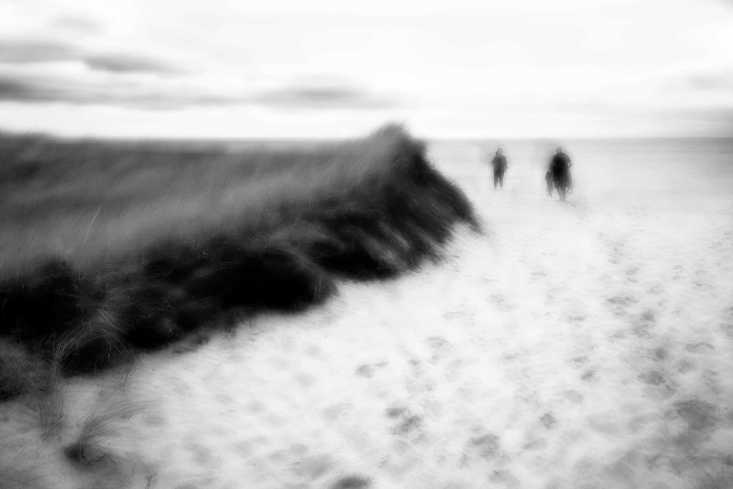 So strange! For most of us, social distancing has been a default behavior this year. This couple setting up on the beach in Edgartown, were undecided about where to sit. State Of Flux, Social Distance, Martha's Vineyard
