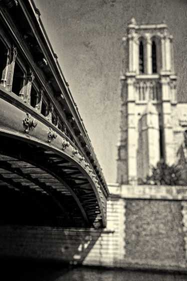 Pont Du Double and Notre Dame, Paris 2007