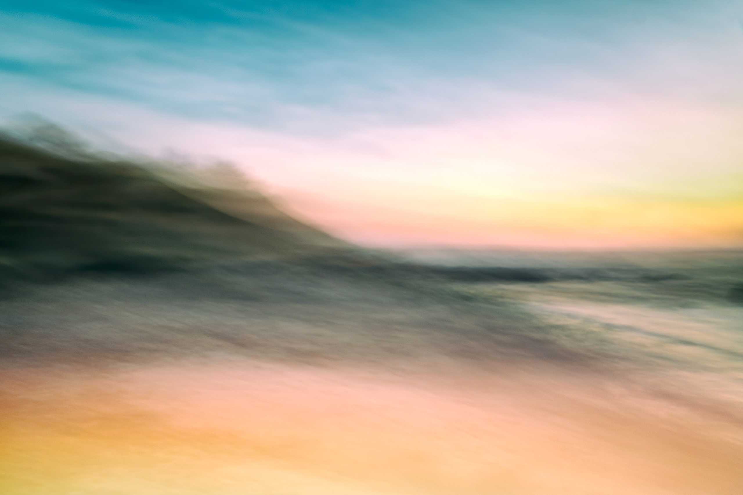 In my Covid consciousness frame of mind, things just didn't seem to stay fixed! Familiar routines were now suspended. Social reality was somehow precarious, so why not the visual world? One of my favorite place on Martha's Vineyard was now subject to my exploration of this notion. State Of Flux, Makonikey Head, Martha's Vineyard