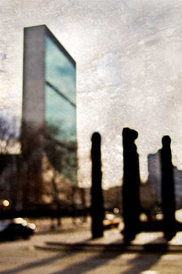 Memorial to Raul Wallenberg at the United Nations. Wallenberg's Hope, New York City, 2006