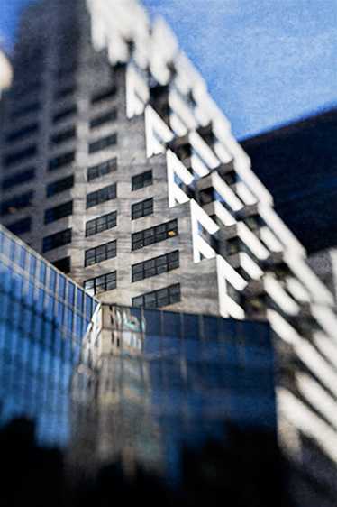 Buildings on East 40th Street Near Park Avenue South. Reflections & Setbacks, New York City, 2008