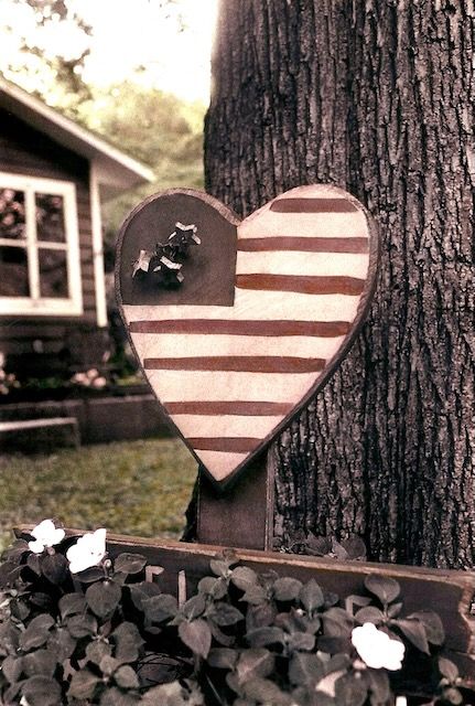 wooden flag, east northport, ny, 2002