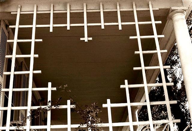 lattice work porch, hudson, ny, 2010