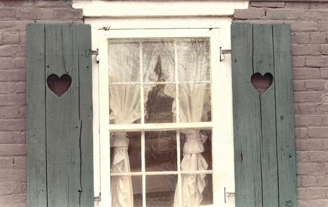 window shutters, cold spring, ny, 1986