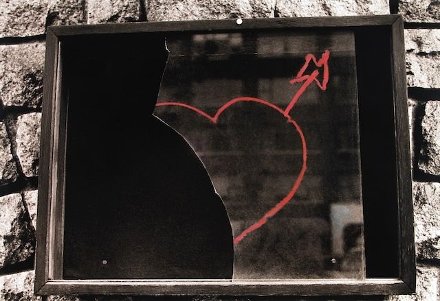 broken window, route 9, ny, 1977