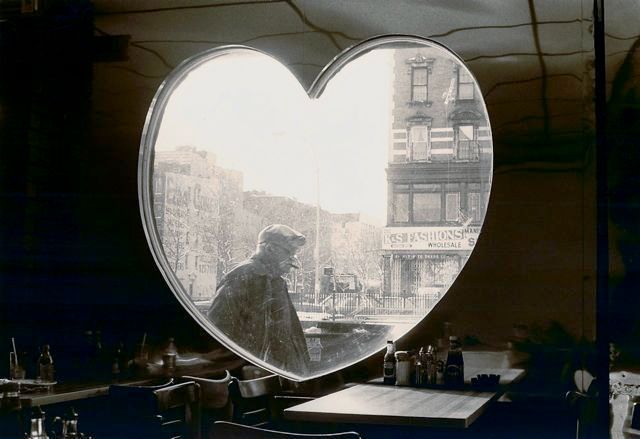 cafe window, delancey street, nyc, 1983