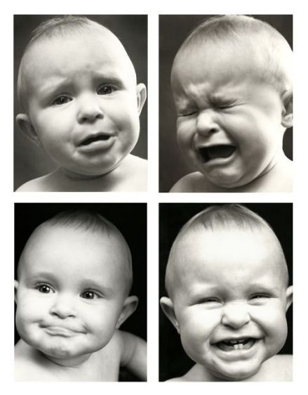 baby faces, 10 months