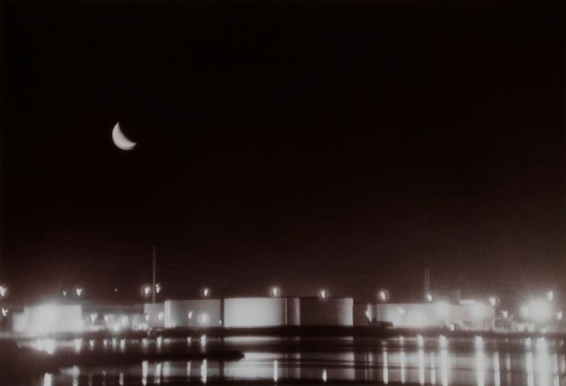 moon over tanks, new jersey, 1981