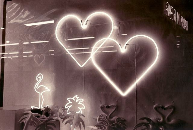 neon window, hollywood, ca, 1986