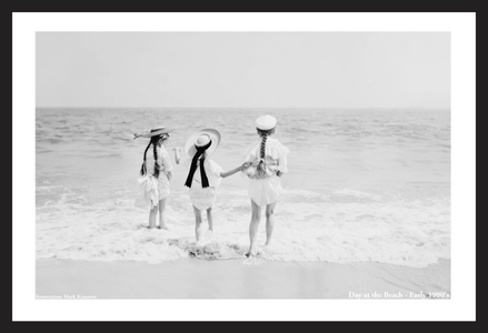 Children at the Beach - Early 1900's