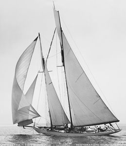 Quisetta 1899 - Historic Retouched Sailing Art Print