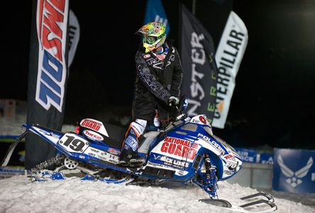 National Guard snowcross rider in NH