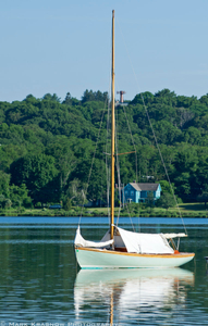 Classic Wooden Boat at Mystic Seaport in Mystic, CT