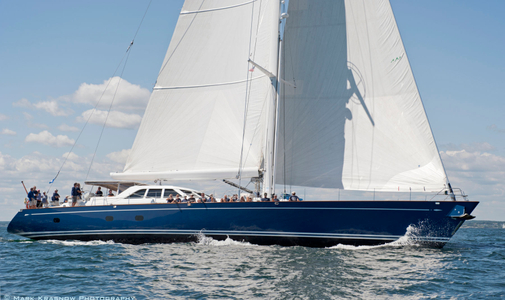 Superyacht Kawil at the Newport Bucket Regatta in Newport, RI 2014