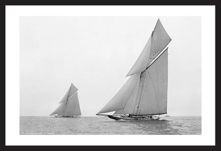 Historic America's Cup  Photos - Independence and Columbia