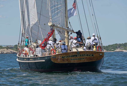Spirit of Bermuda at the Newport to Bermuda Start 2016
