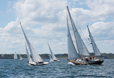 After the Start - Corinthian Classic Regatta - Marblehead, MA