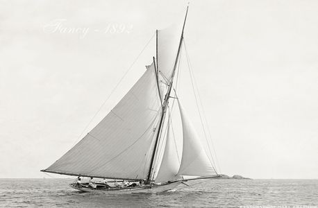 Vintage Sailing Art Prints for Home and Office - Fancy - 1892
