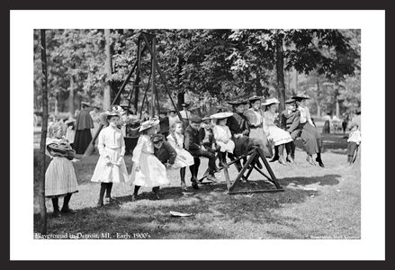 Playground, Detroit, Mich early 1900s