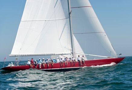 American Eagle 12 Metre Yacht at the Opera House Cup 2015 in Nantucket, MA