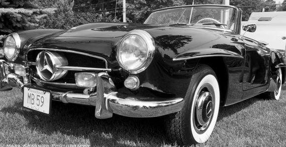 1959 Mercedes Sports Car at Misselwood Car Show