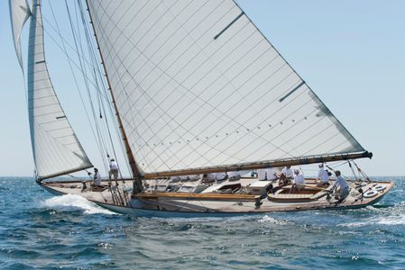 Classic Yacht Spartan NY50 at the Opera House Cup 2015 in Nantucket, MA