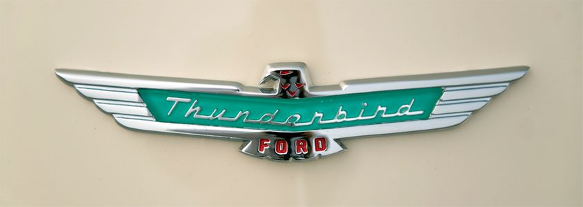 Ford Thunderbird Eagle logo art print
