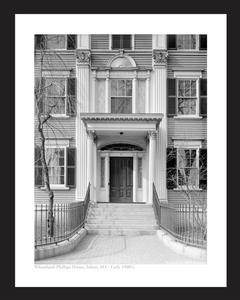 Wheatland Phillips House in Salem, MA 1900