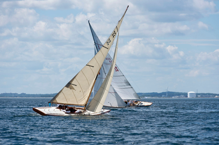 Tilly XV and Pleione in Marblehead, MA