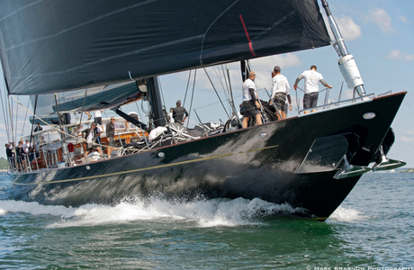 Superyacht Marie at the Newport Bucket Regatta in Newport, RI 2014